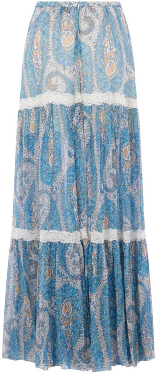 Etro Skirts Clear Blue Blauw