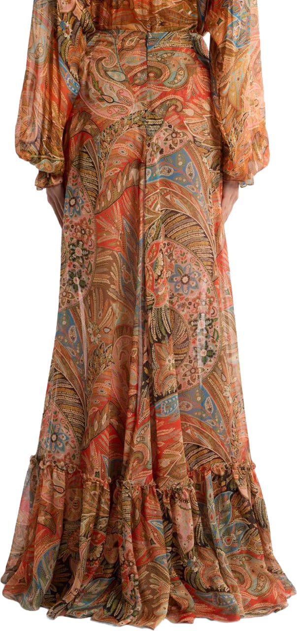 Etro Skirts Arancio Oranje