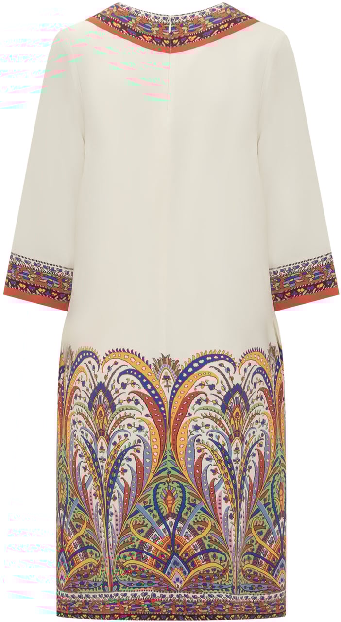 Etro Abito in Maglia con Stampa Beige