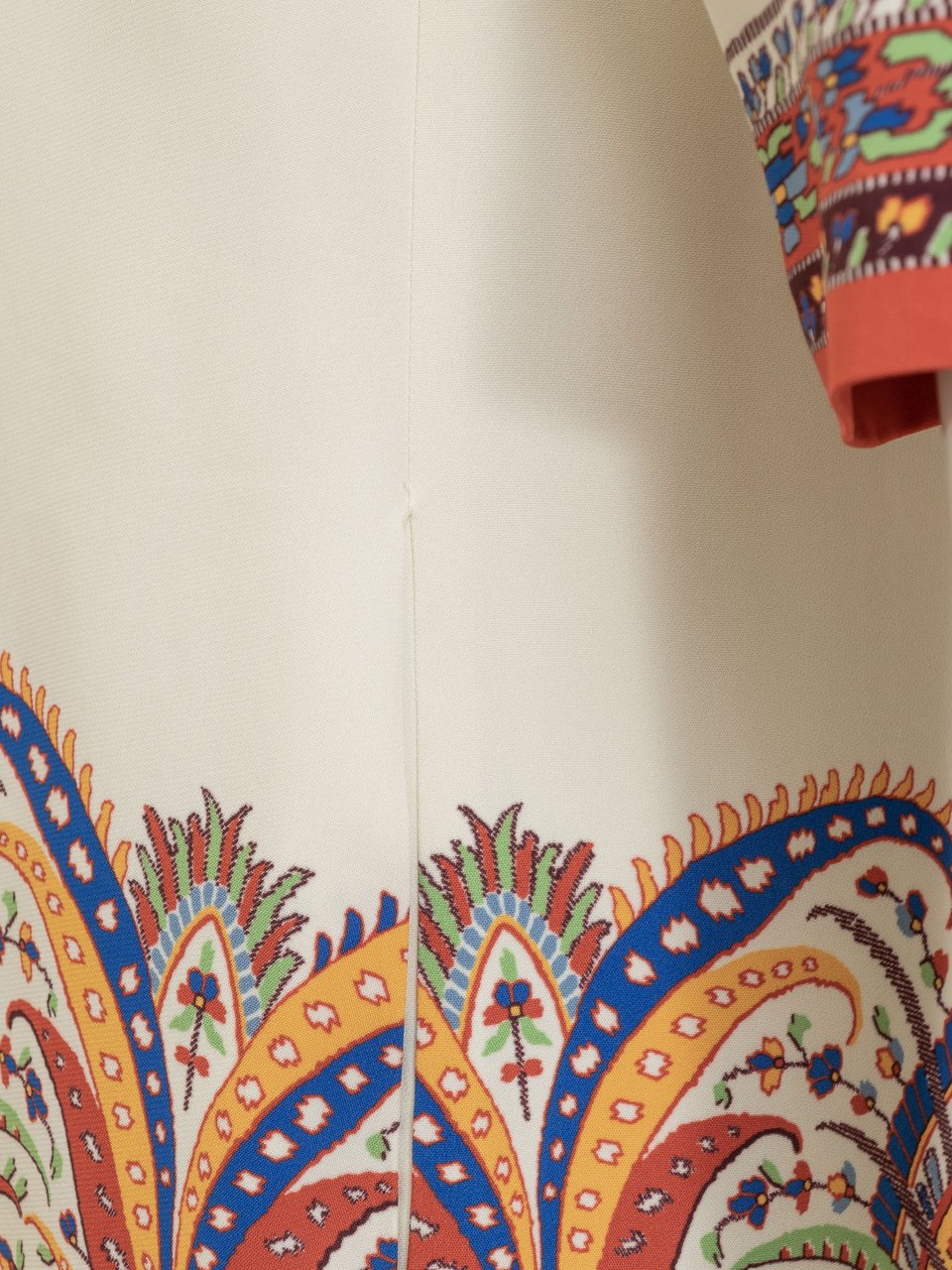 Etro Abito in Maglia con Stampa Beige