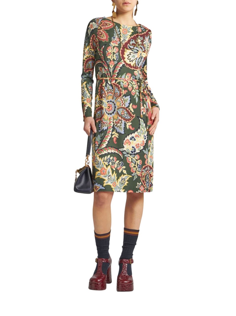 Etro Dresses Green Groen