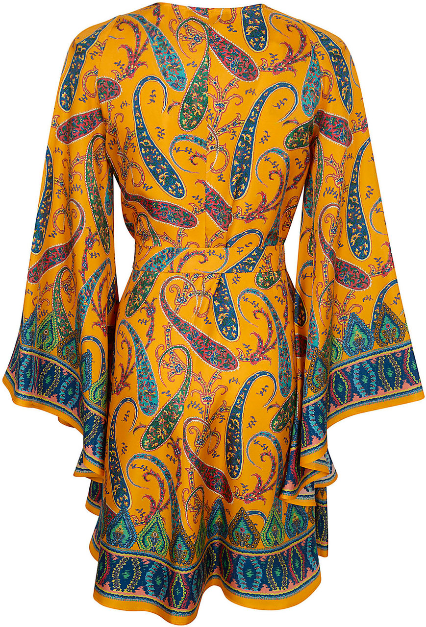 ETRO WOMEN`S MINI BLOUSON DRESS WITH BELT Divers