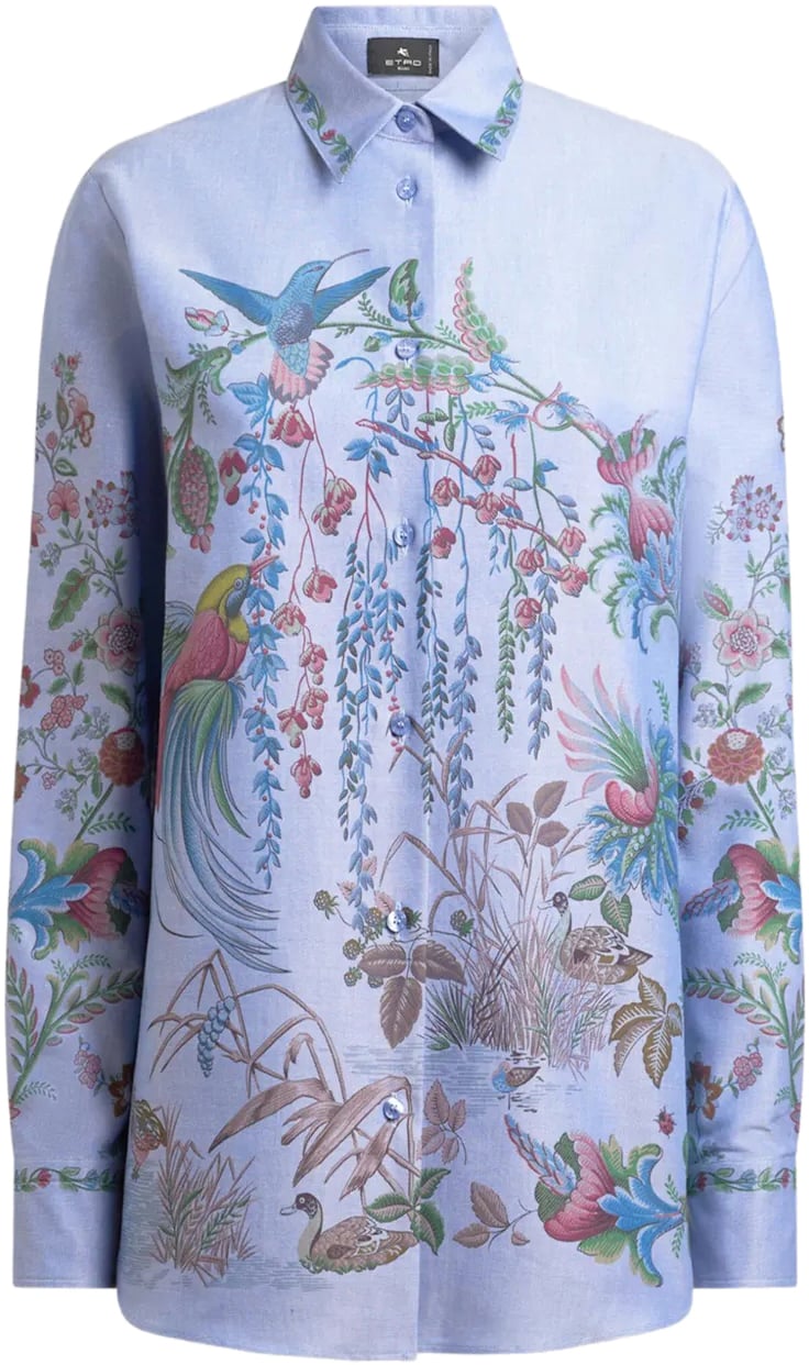 Etro regular button up shirt divers Divers
