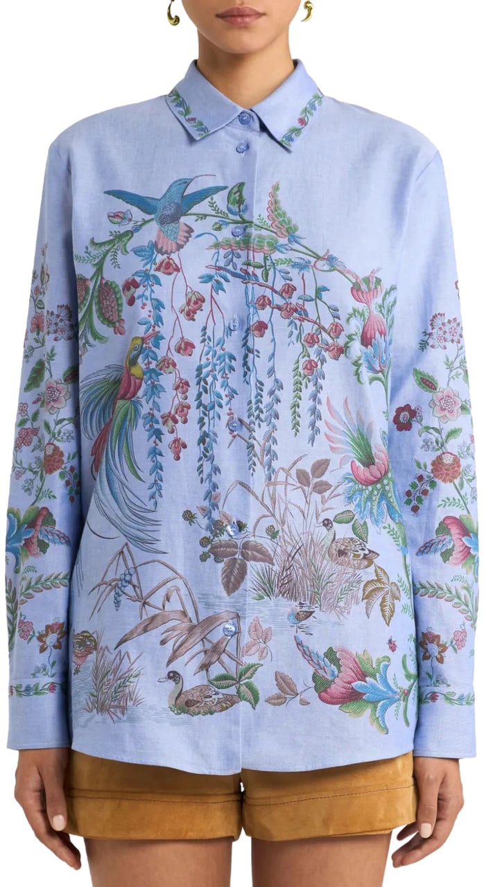 Etro regular button up shirt divers Divers