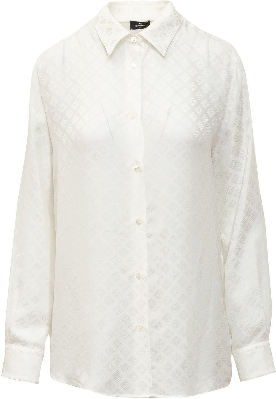 Etro Camicia in Seta Wit