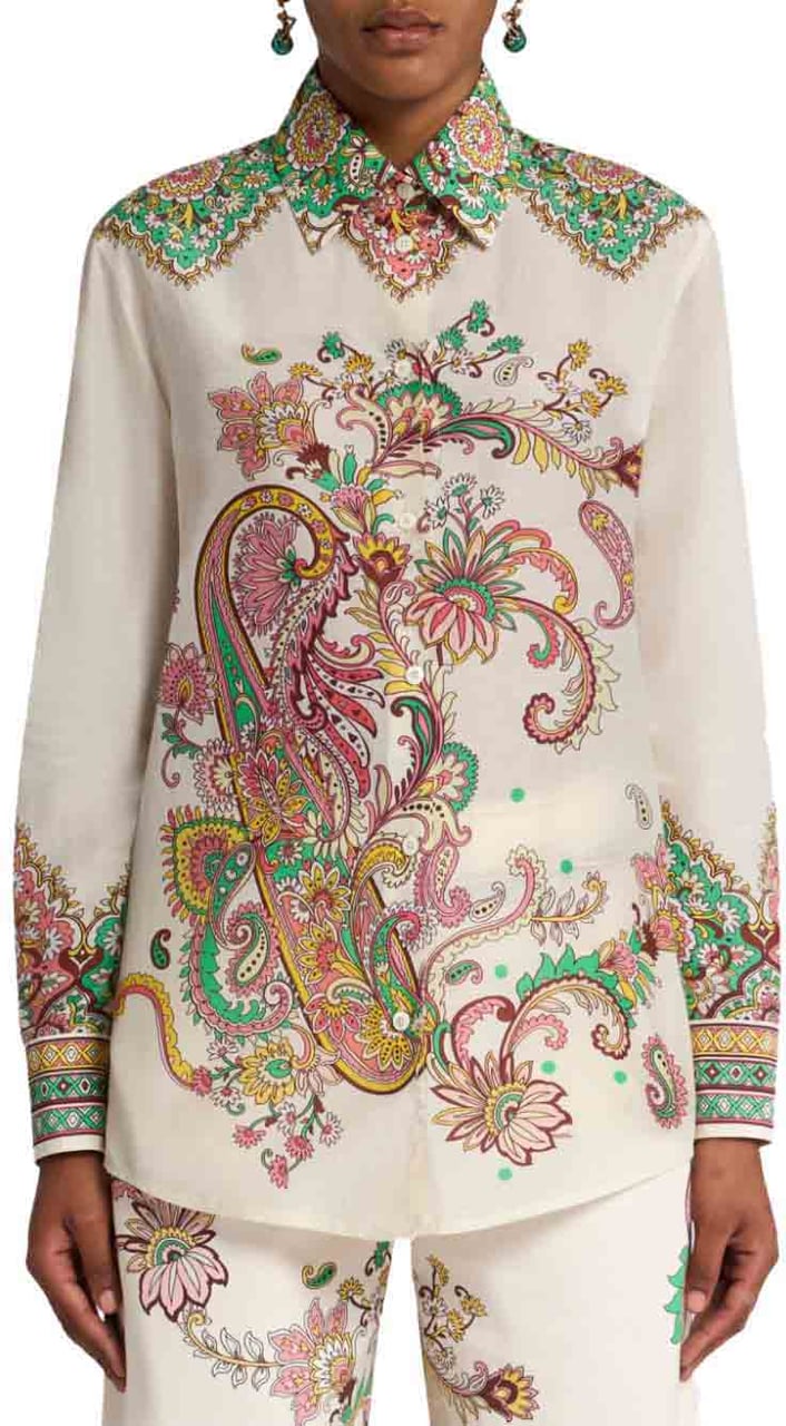 Etro Shirts White Wit