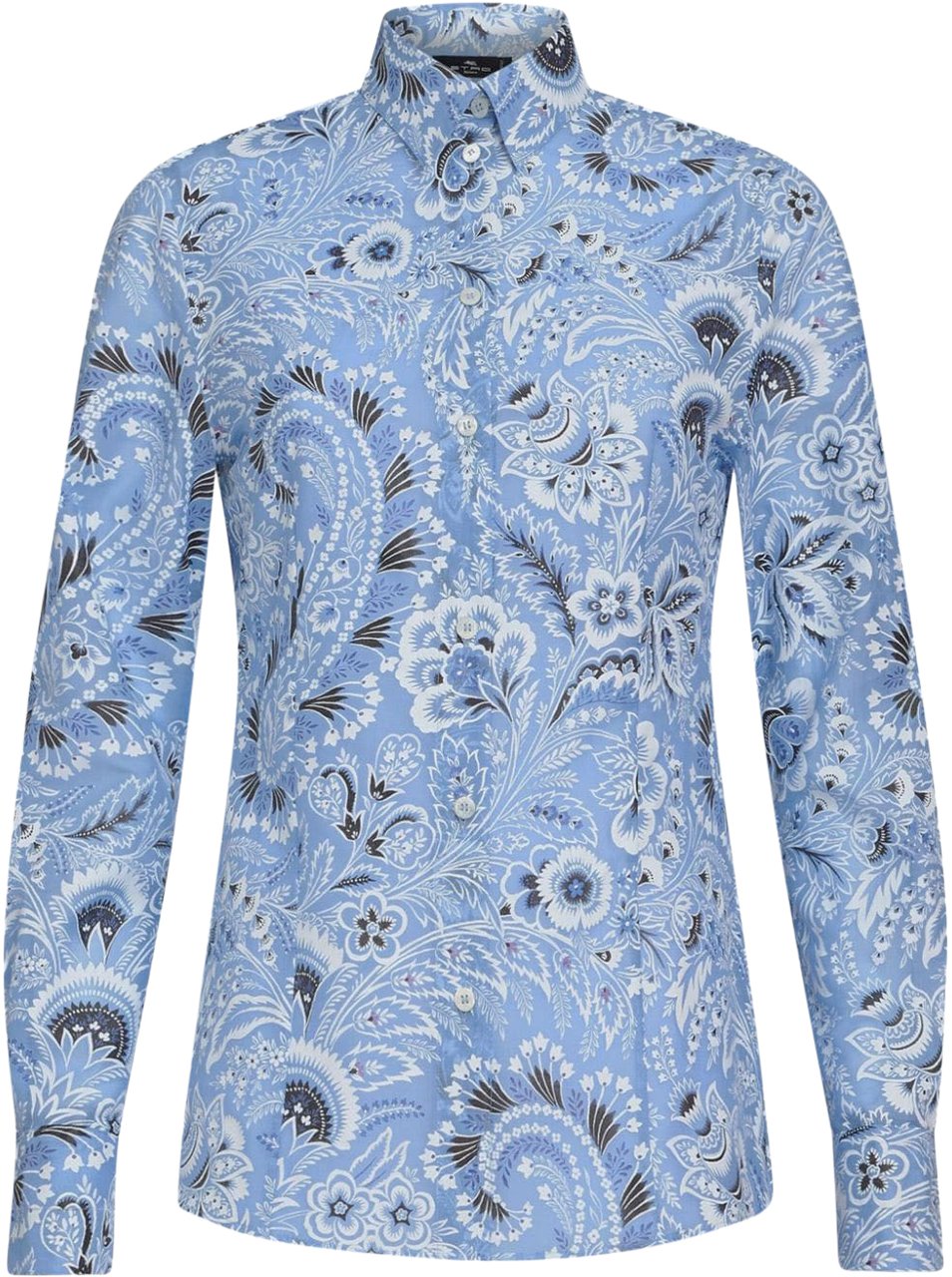 Etro Shirts Clear Blue Blauw