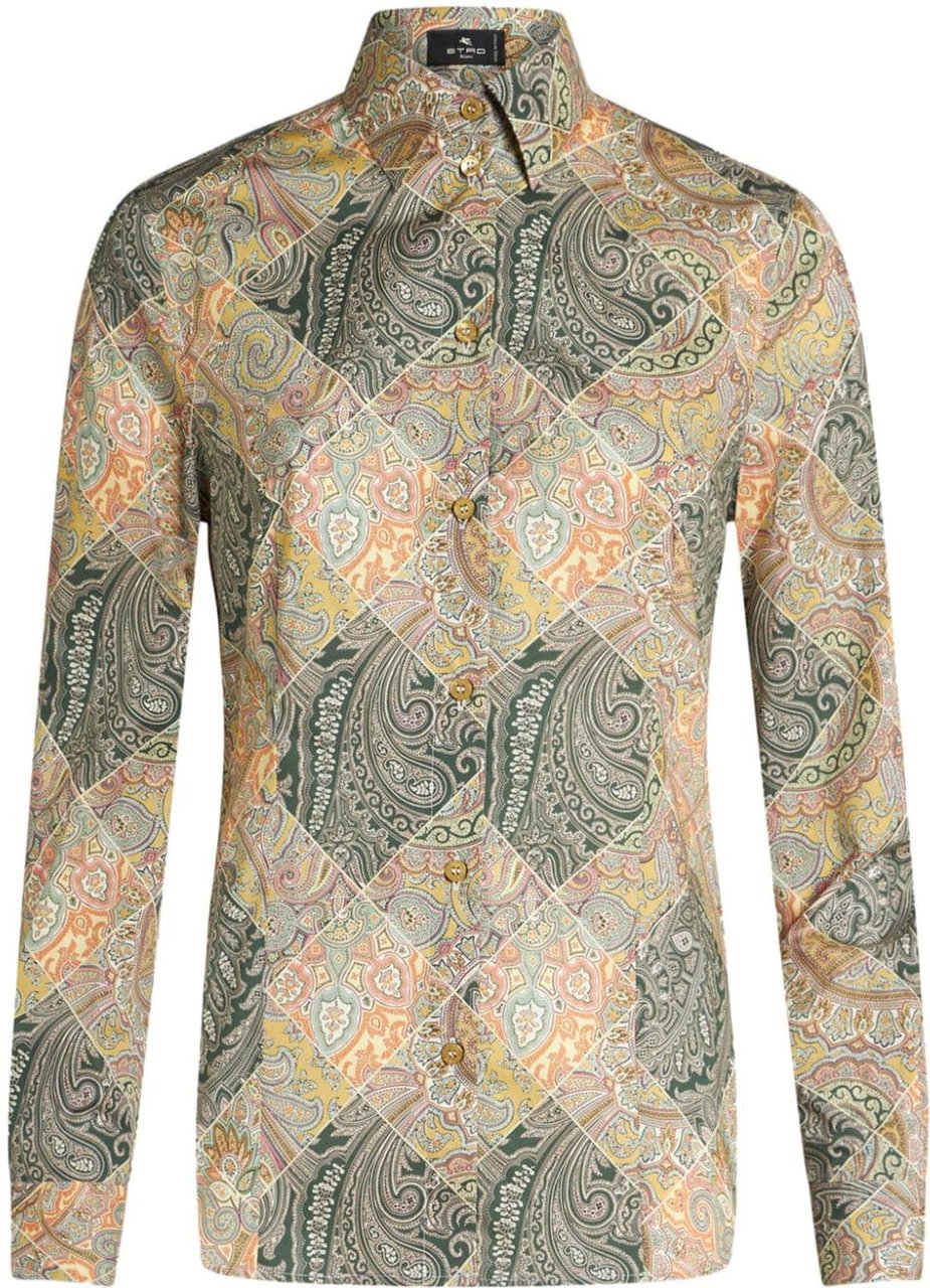 Etro Shirts Yellow Geel