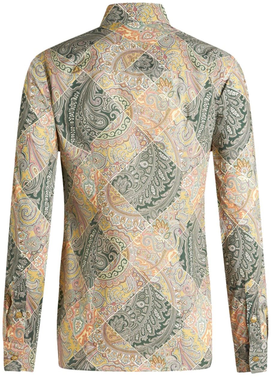 Etro Shirts Yellow Geel