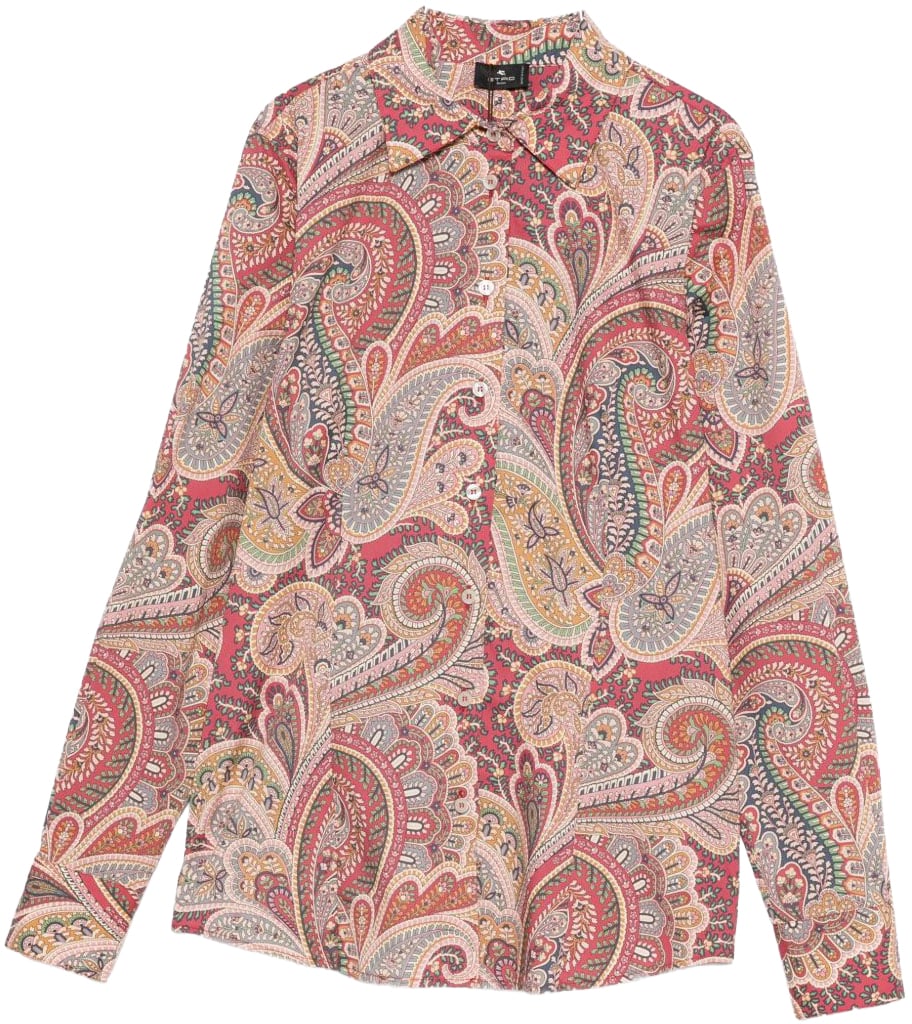 Etro Shirts Red Rood