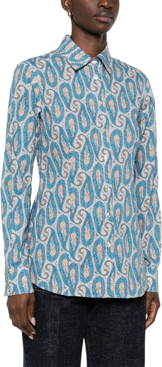 Etro Shirts Cyaan