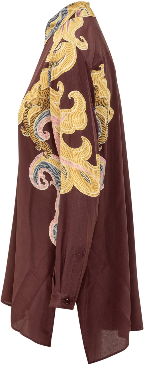 Etro Camicia con Stampa Floreale Bruin