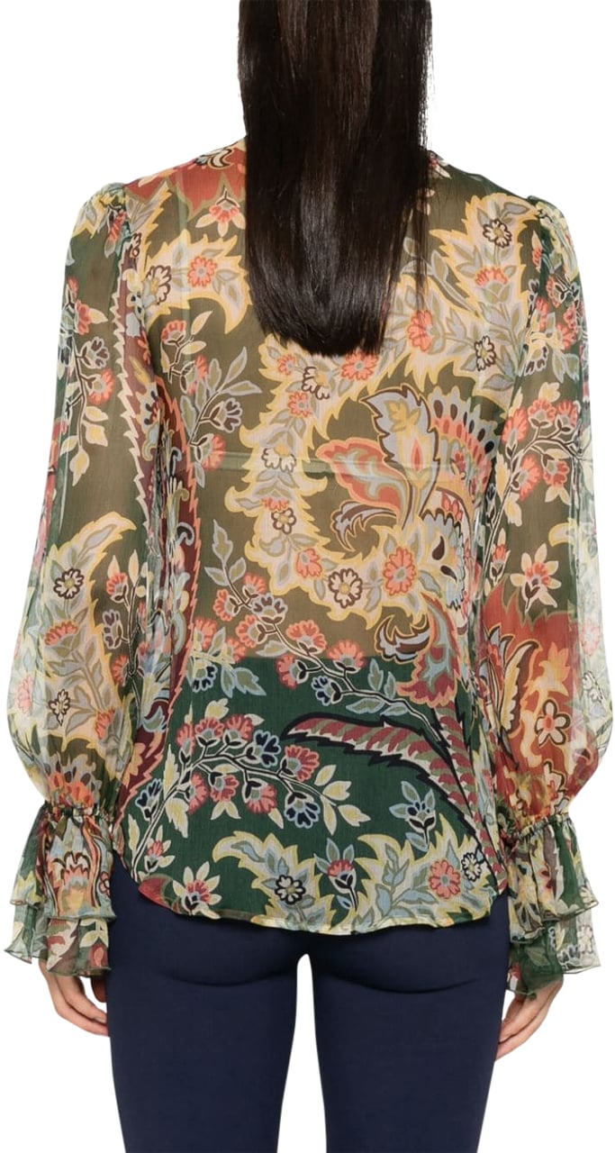 Etro Shirts Green Groen