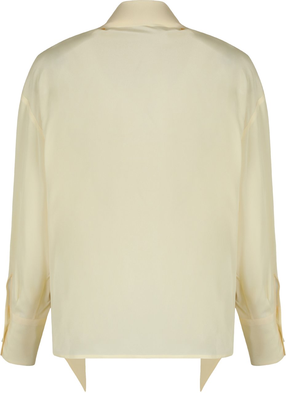 Etro Silk crepe blouse Neutraal