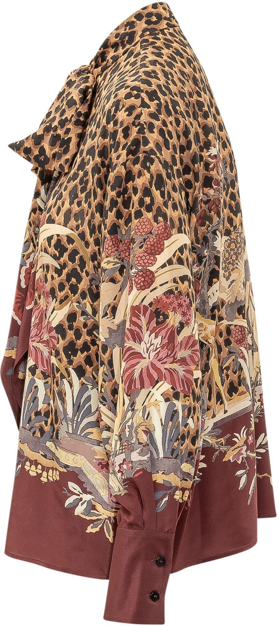 Etro Shirts Brown Beige