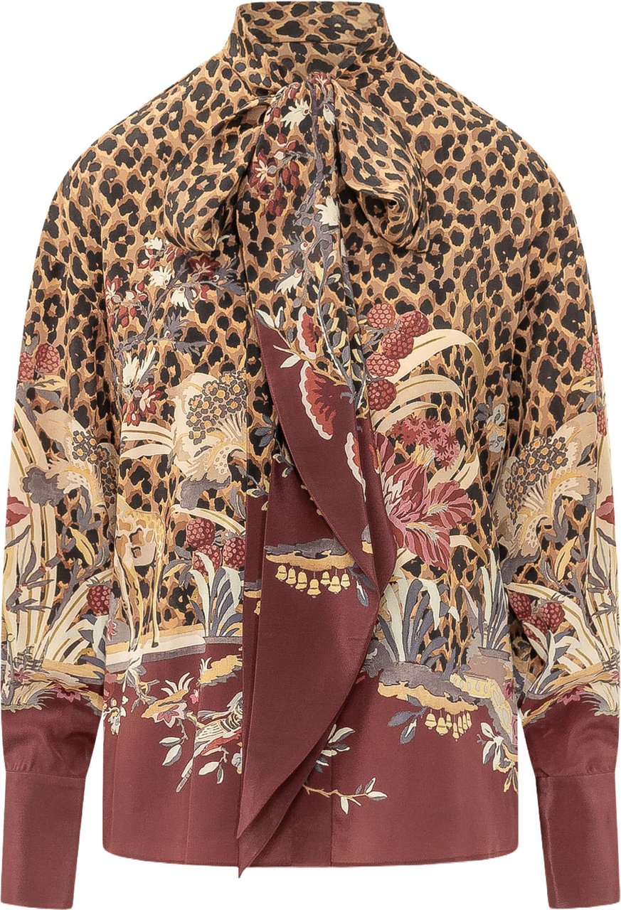 Etro Shirts Brown Beige