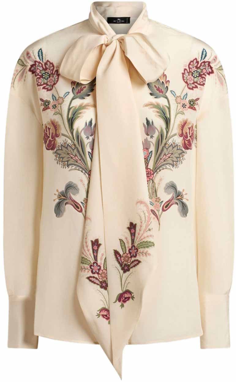 Etro Shirts Ivory Wit