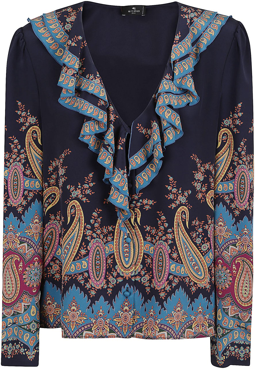 ETRO SHIRTS WOMAN Lichtblauw