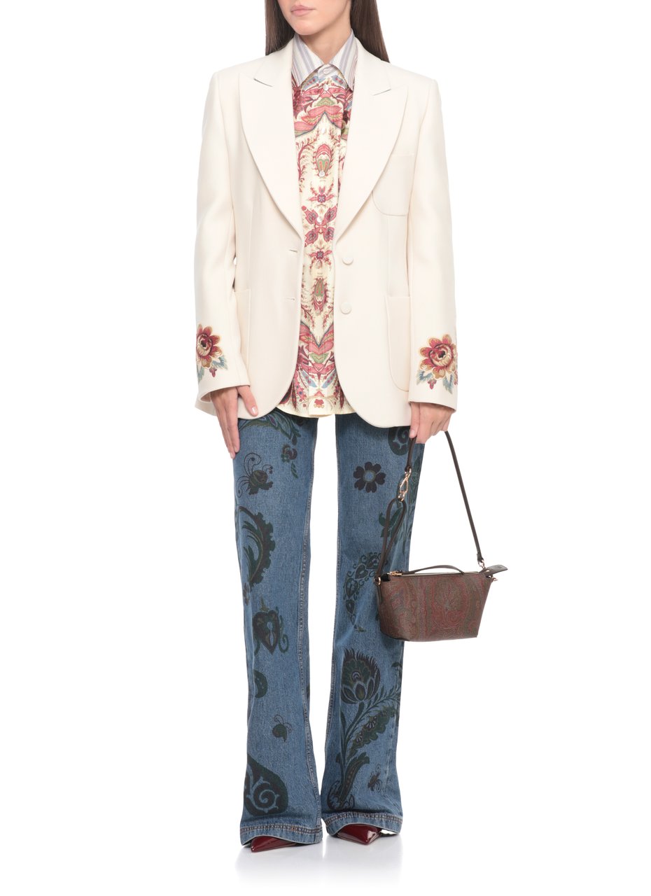 Etro Shirts Ivory Wit