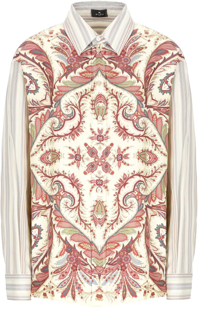Etro Shirts Ivory Wit