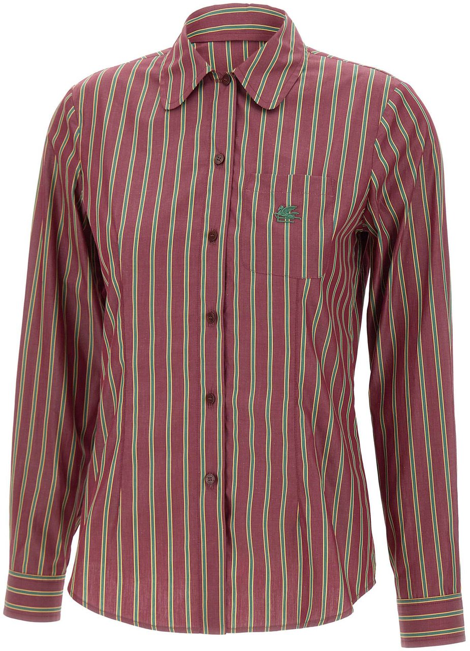Etro Shirts Purple Paars