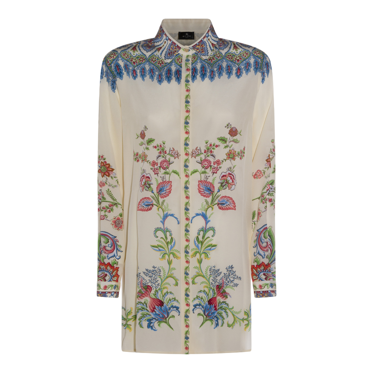 Etro Tailored Red Button-Down Shirt with Classic Fit Divers