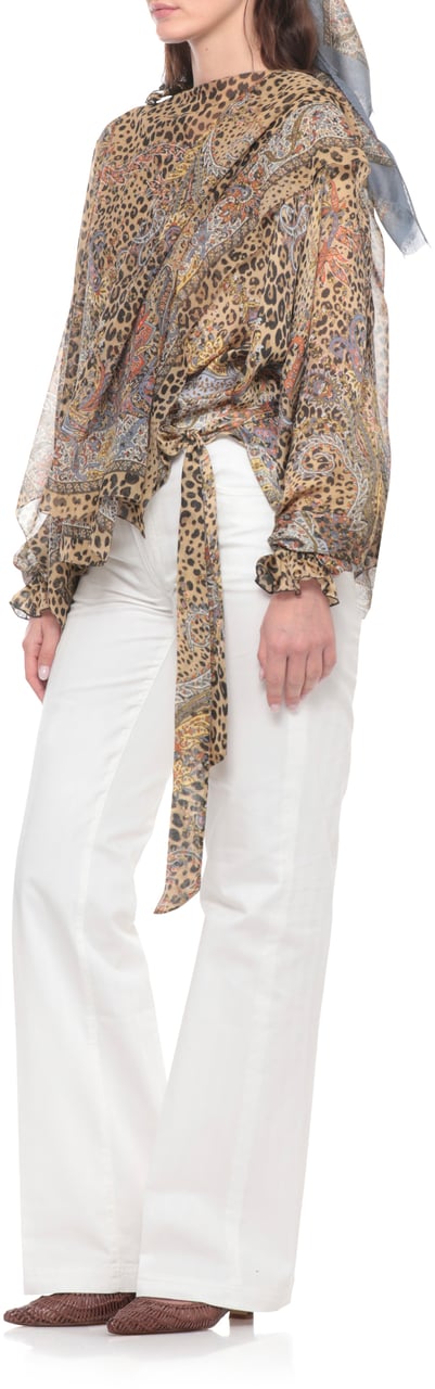 Etro Top Brown Beige