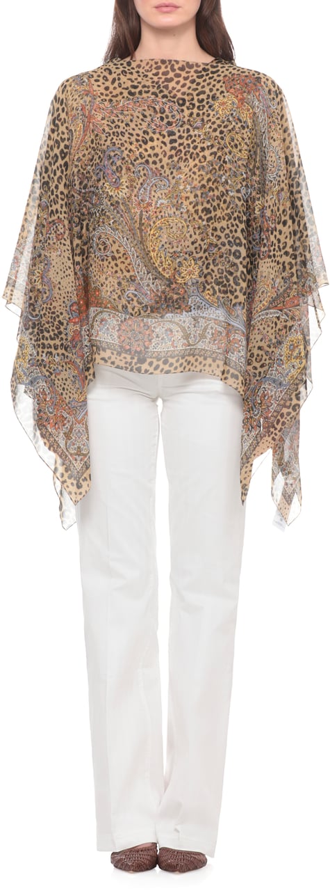 Etro Top Brown Beige