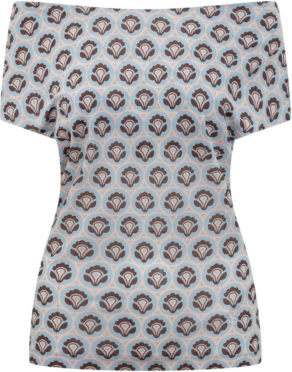 Etro Top con Stampa Aurea Blauw