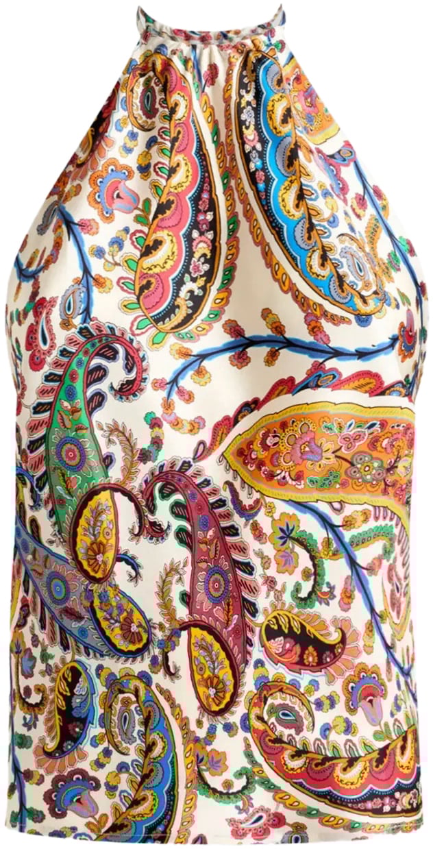 Etro tie up bandana top divers Divers