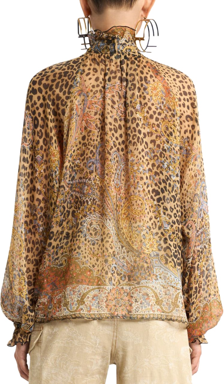 Etro Shirts Brown Bruin