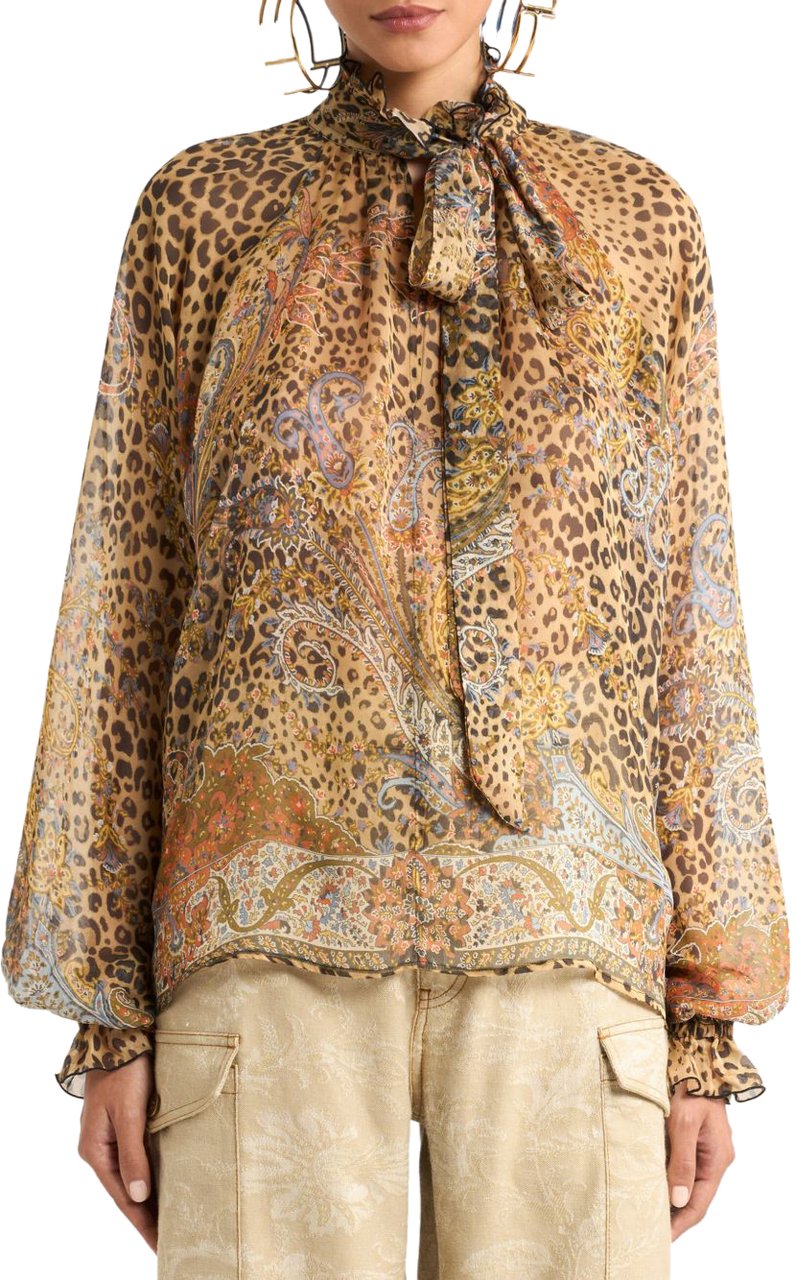 Etro Shirts Brown Bruin