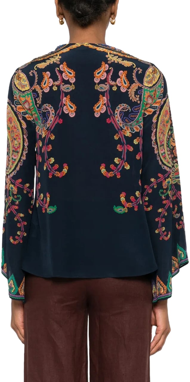 Etro keyhole blouse divers Divers