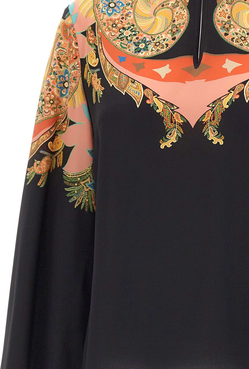 Etro Shirts Multicolour Zwart