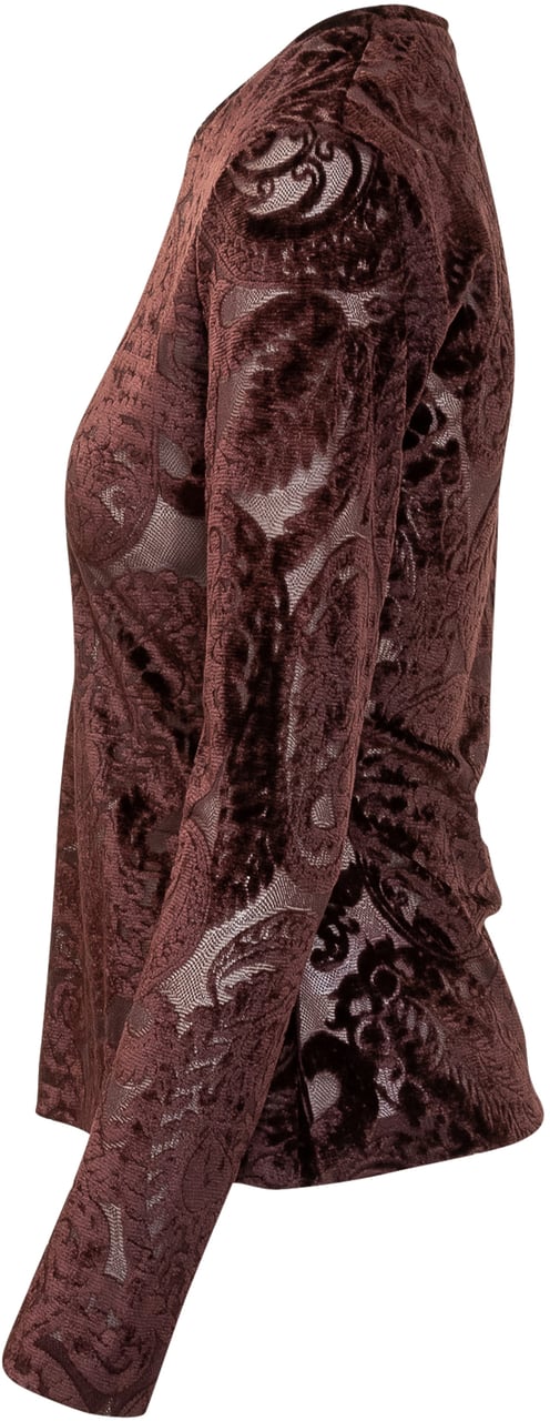 Etro Etro Top Paisley Bordeaux Paars