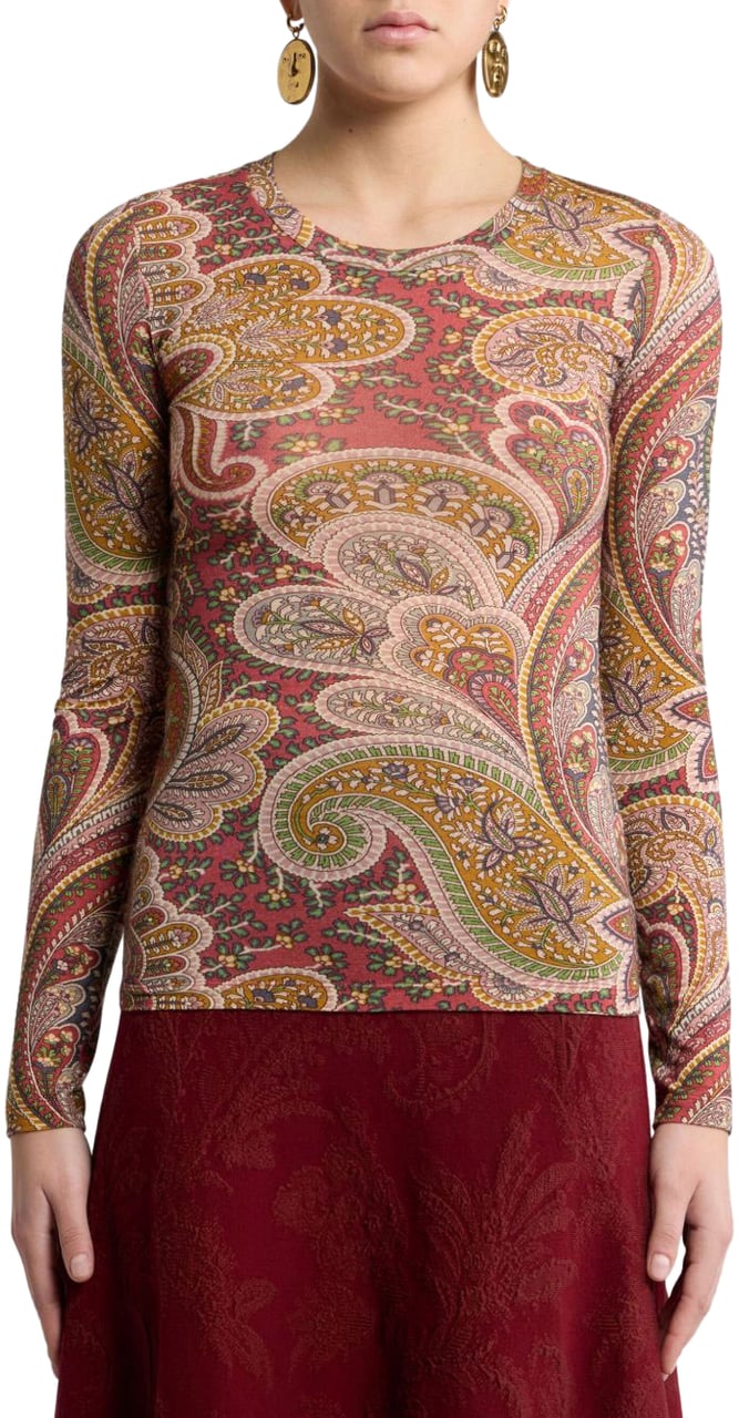 Etro Sweaters Red Rood