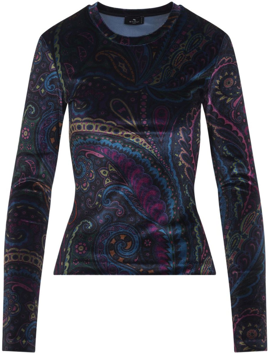 Etro Top Blue Blauw