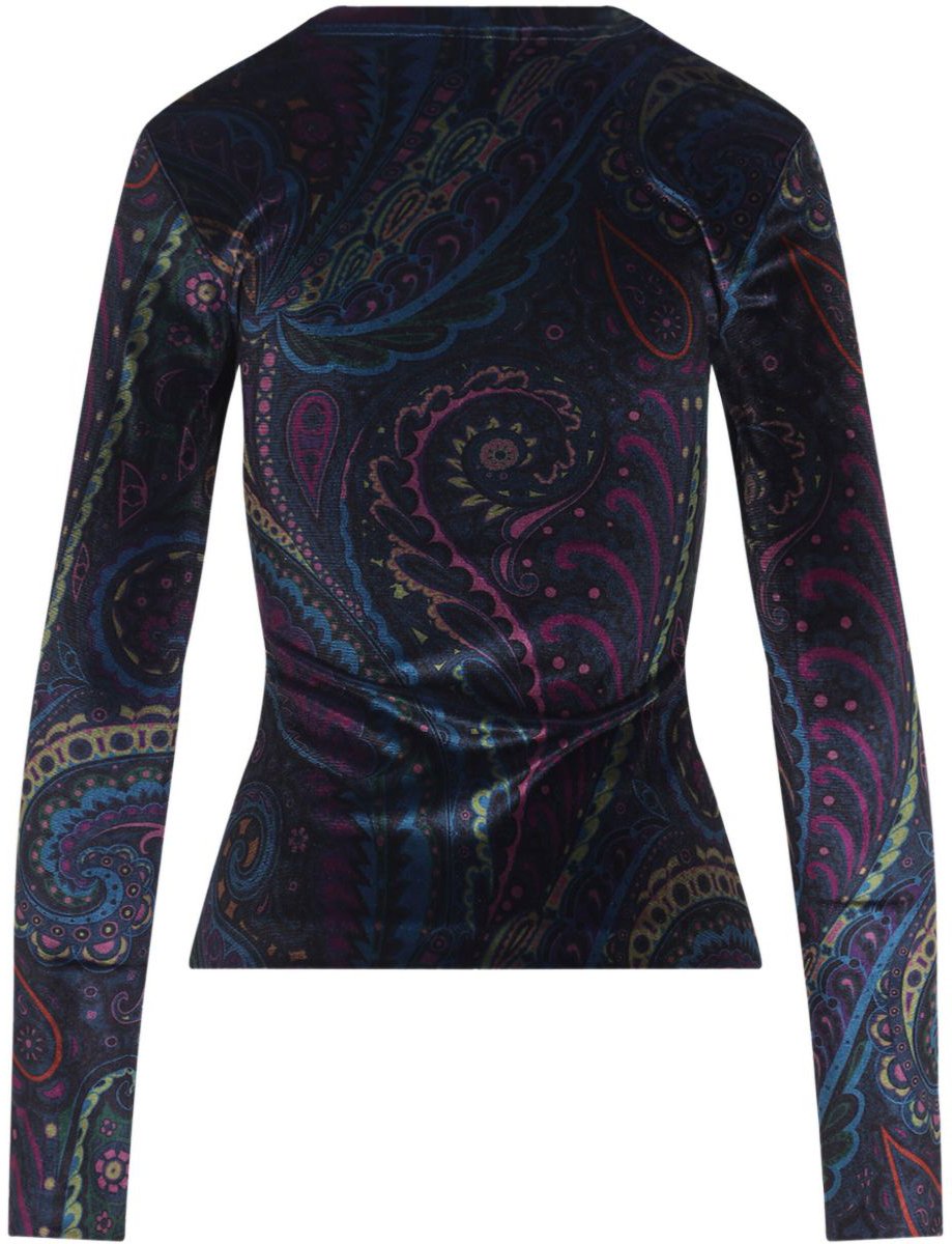 Etro Top Blue Blauw
