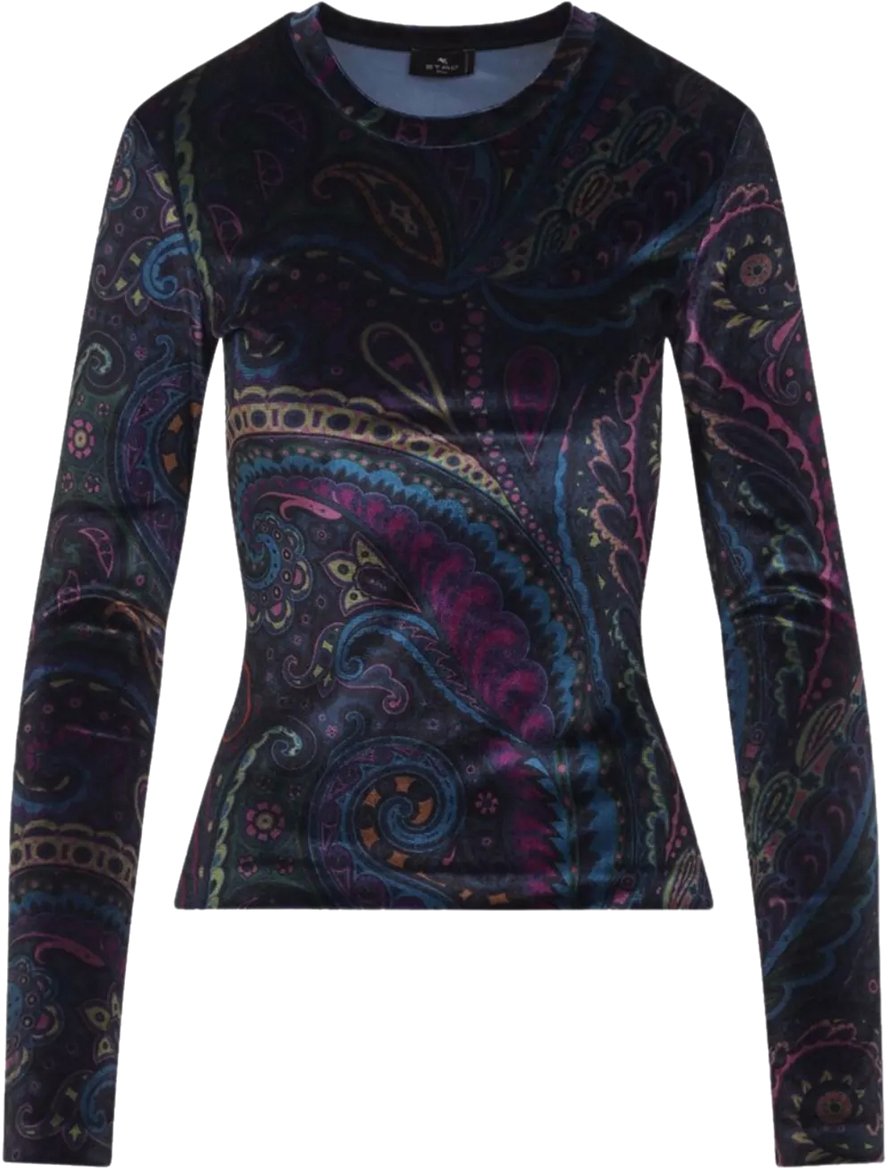 Etro top jersey divers Divers