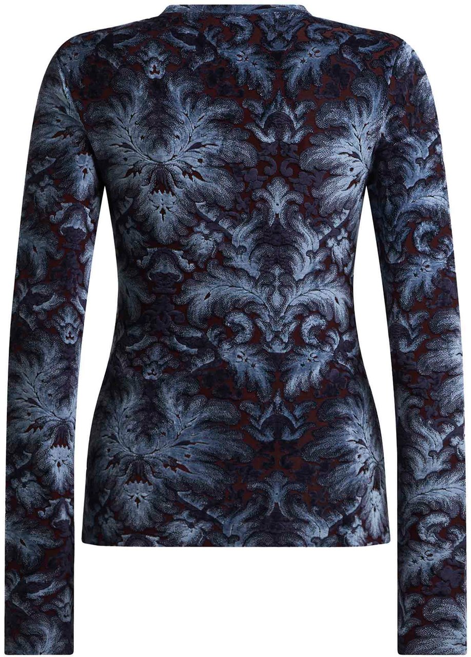 Etro Top Blue Blauw