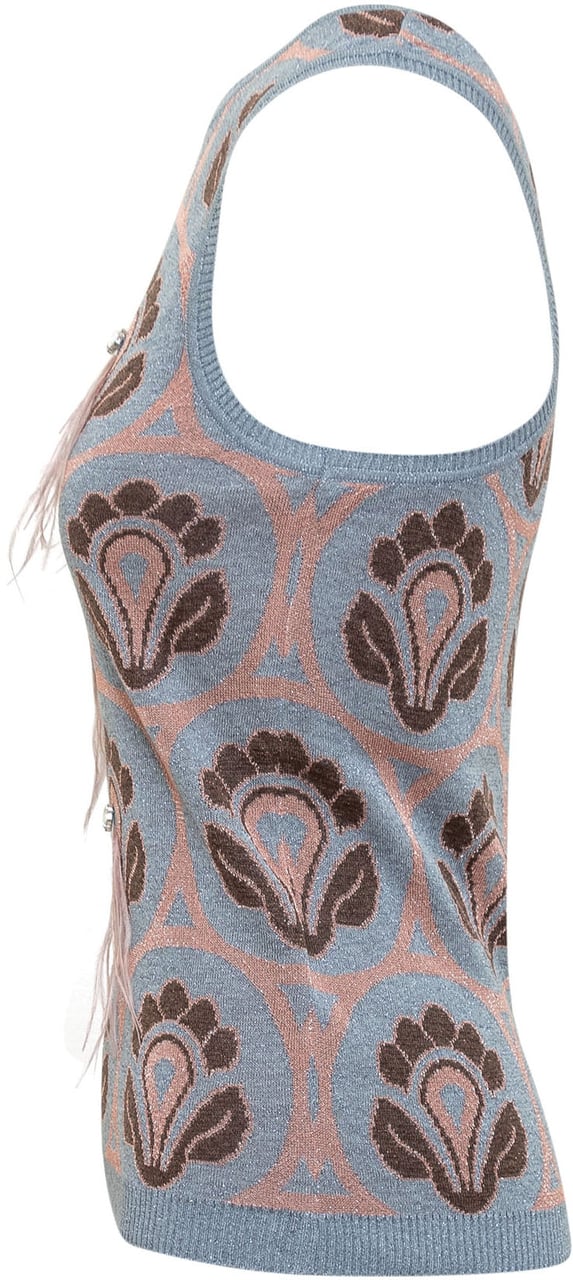 Etro Top Aura Blauw