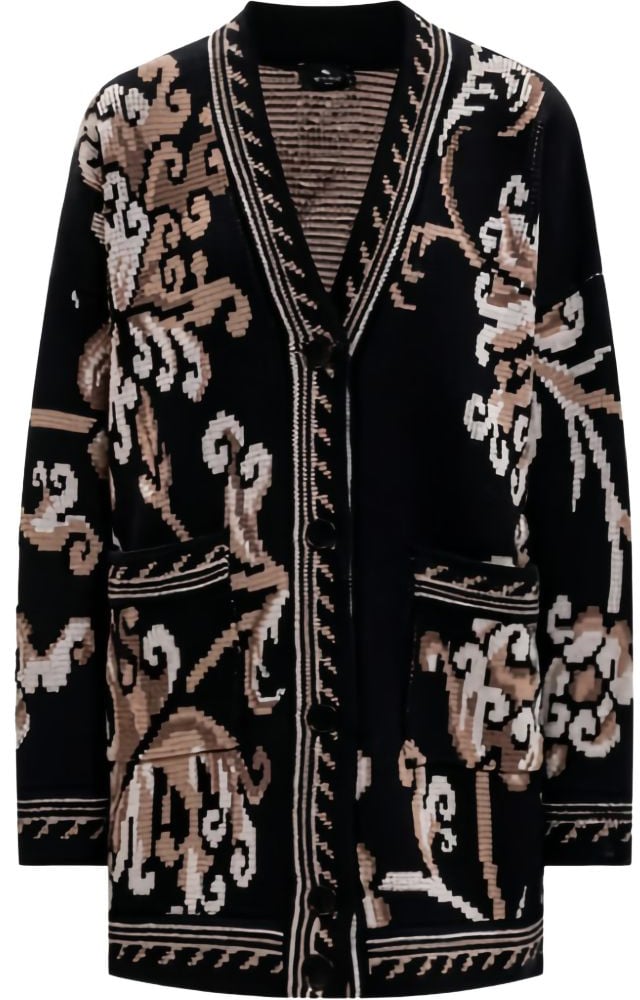 Etro Sweaters Black Zwart