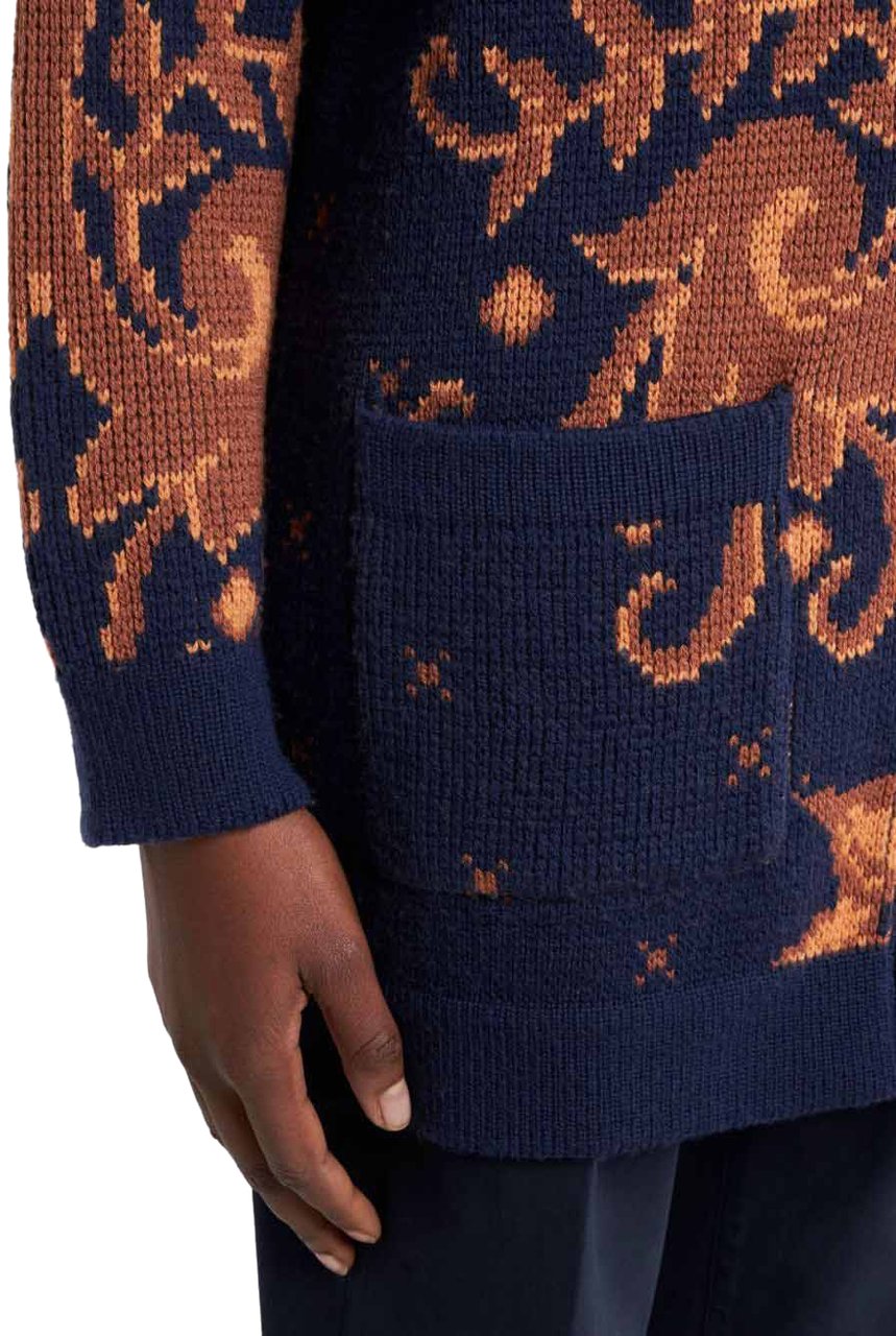 Etro Etro Sweaters Blue Blauw