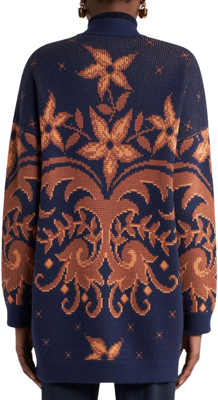 Etro Sweaters Blue Blauw