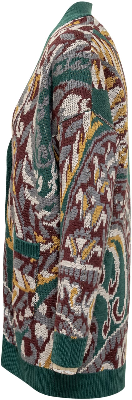 Etro Etro Cardigan Oversize con Motivo Paisley Divers