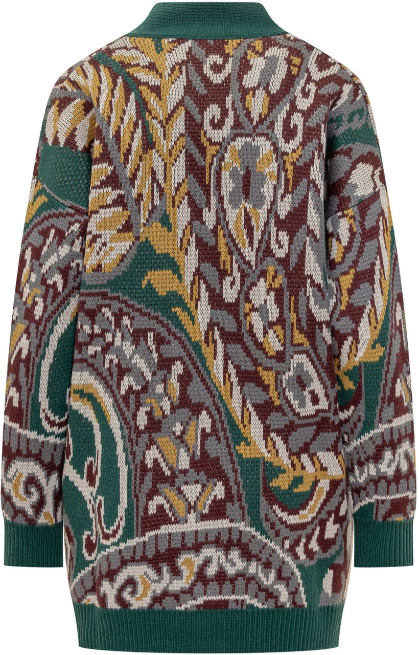 Etro Etro Cardigan Oversize con Motivo Paisley Divers