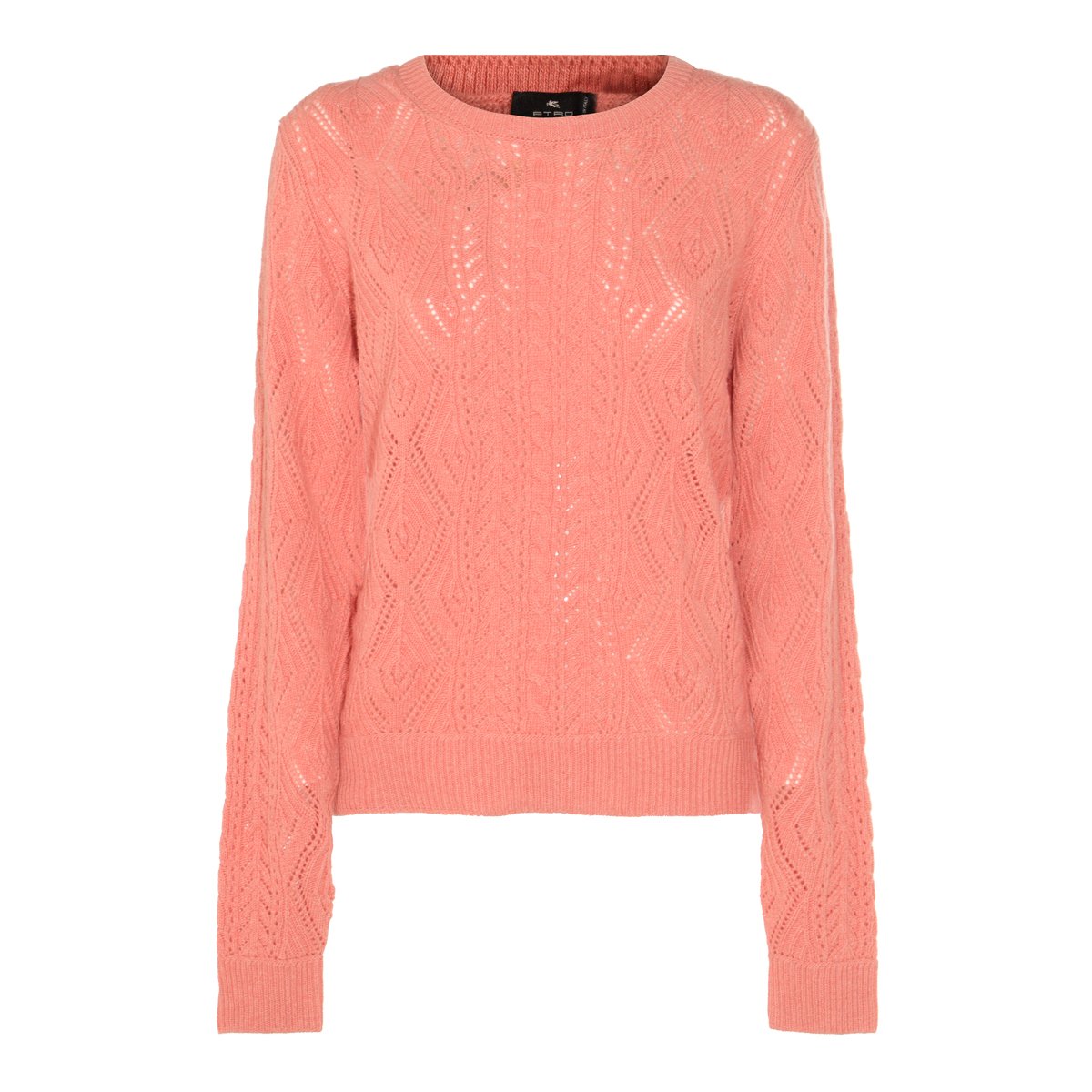 Etro Pink Cotton Knitwear Maroon