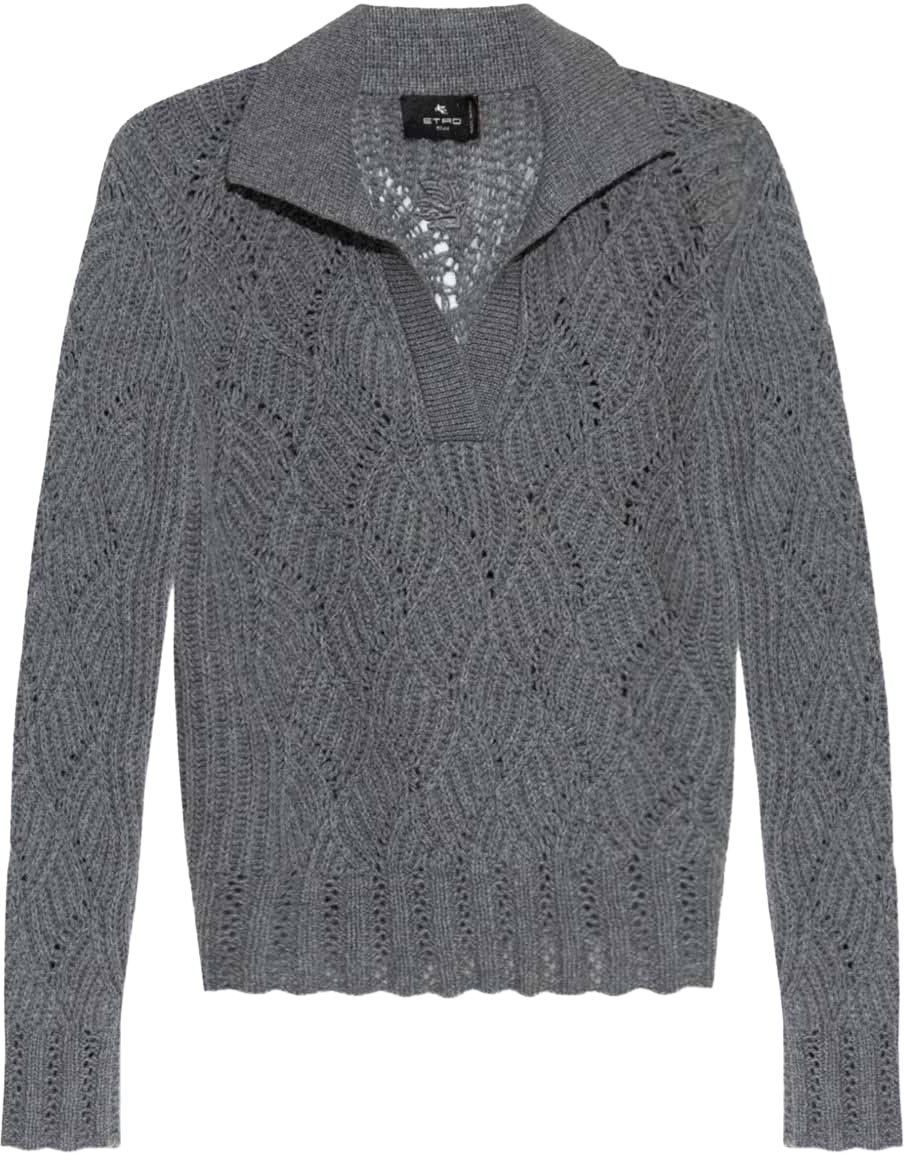 Etro Etro Sweaters Grey Grijs