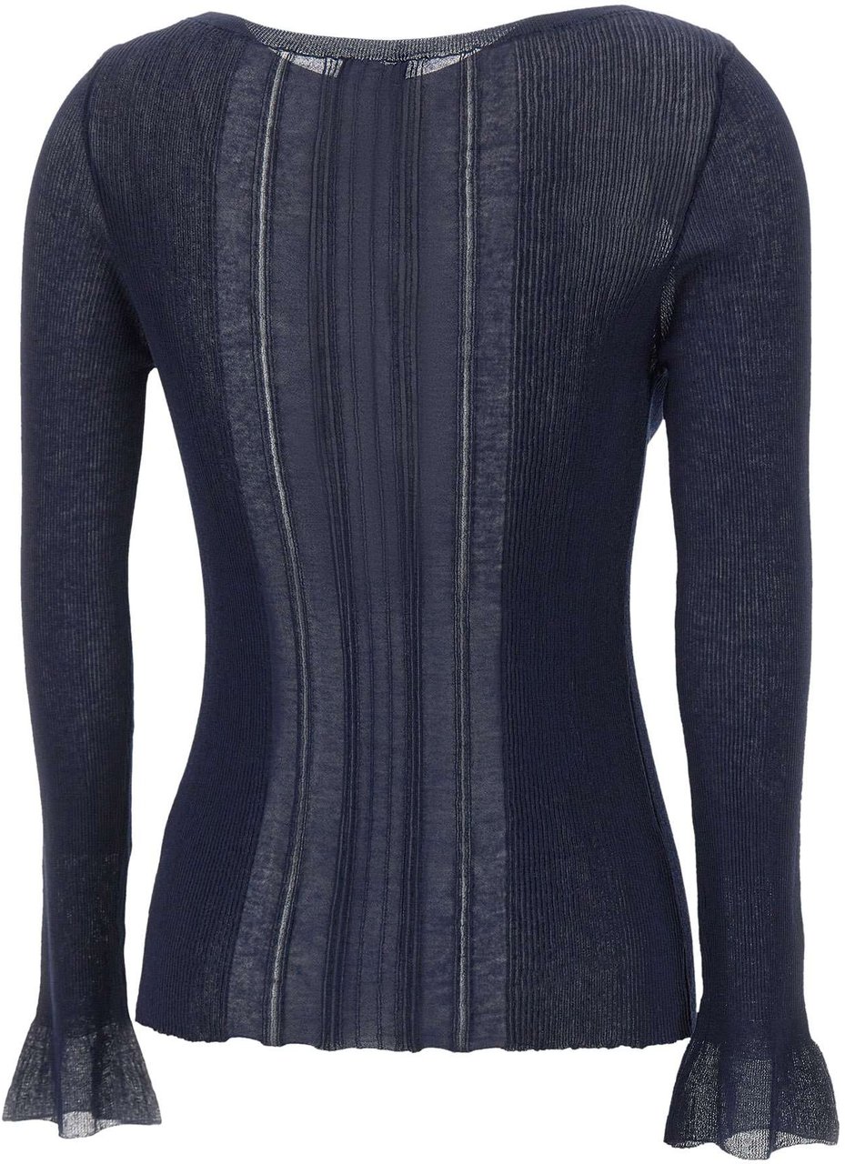 Etro Sweaters Blue Navy