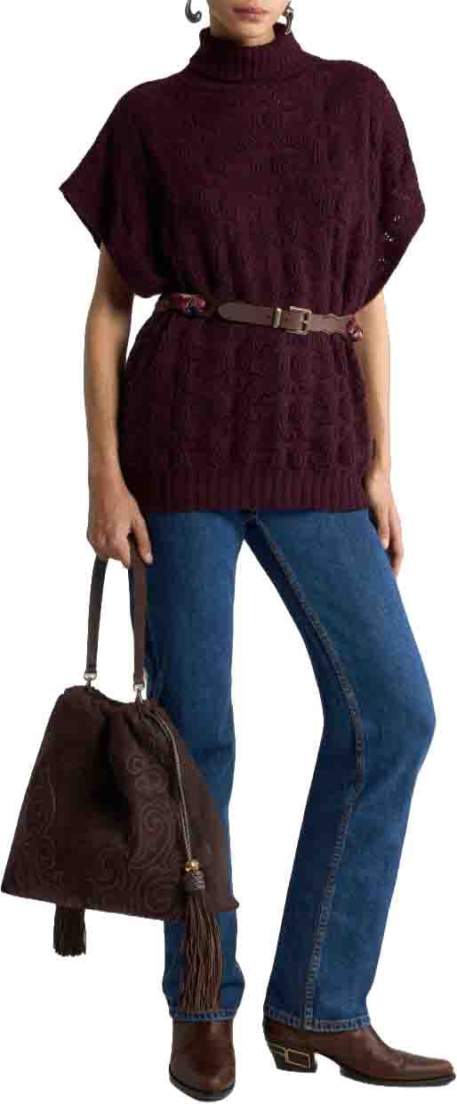 Etro Sweaters Bordeaux Maroon